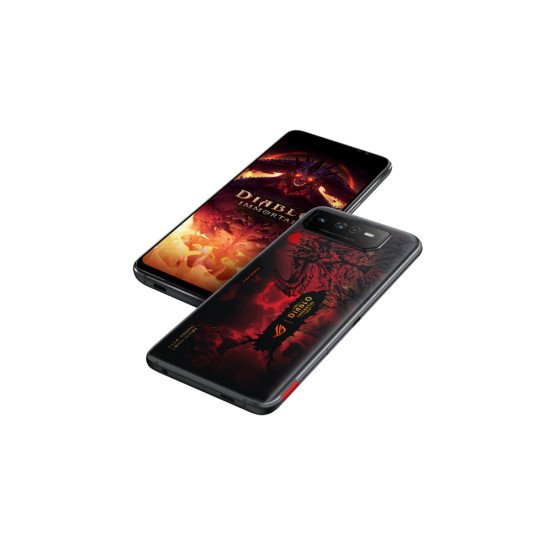 ASUS ROG Phone 6 Diablo Immortal Edition 17,2 cm (6.78") Double SIM Android 12 5G USB Type-C 16 Go 512 Go 6000 mAh Noir, Rouge