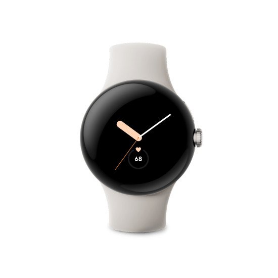 Google Pixel Watch AMOLED 41 mm Argent GPS (satellite)