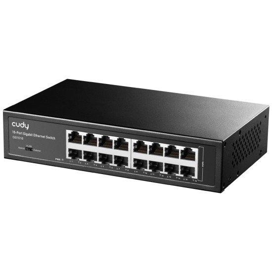 Cudy GS1016 commutateur réseau Gigabit Ethernet (10/100/1000) Noir