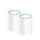 Cudy M1300 2-PACK système Wi-Fi maillé Bi-bande (2,4 GHz / 5 GHz) Wi-Fi 5 (802.11ac) Blanc 1 Interne