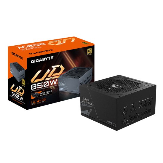 GIGABYTE GP-UD850GM PG5 unité d'alimentation d'énergie 850 W 20+4 pin ATX ATX Noir