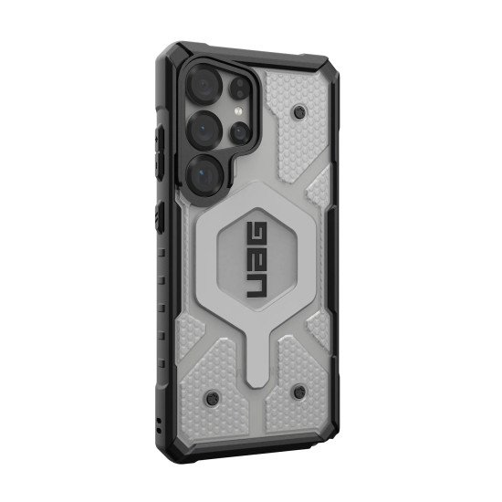 Urban Armor Gear Pathfinder Clear coque de protection pour téléphones portables 17,3 cm (6.8") Housse Noir, Argent