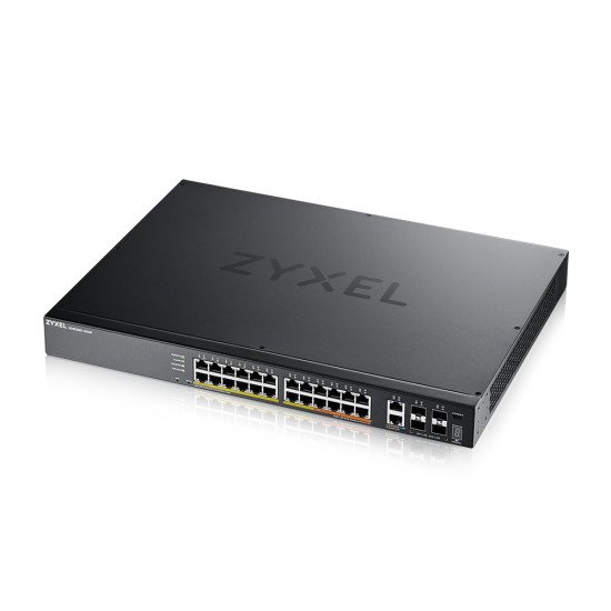 Zyxel XGS2220-30HP Géré L3 Gigabit Ethernet (10/100/1000) Connexion Ethernet, supportant l'alimentation via ce port (PoE)