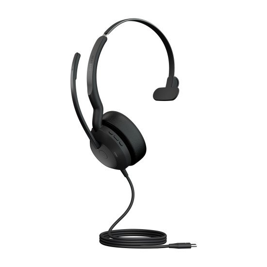 Jabra 25089-889-899 écouteur/casque Avec fil Arceau Bureau/Centre d'appels USB Type-C Noir