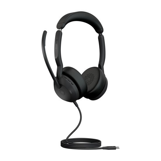 Jabra 25089-999-899 écouteur/casque Avec fil Arceau Bureau/Centre d'appels USB Type-C Noir