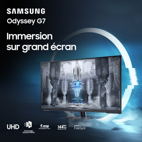 Samsung Odyssey Neo G7 109,2 cm (43") 3840 x 2160 pixels 4K Ultra HD LED Blanc