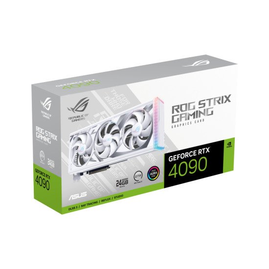 ASUS ROG -STRIX-RTX4090-24G-WHITE NVIDIA GeForce RTX 4090 24 Go GDDR6X