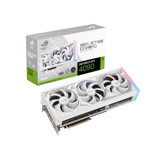 ASUS ROG -STRIX-RTX4090-24G-WHITE NVIDIA GeForce RTX 4090 24 Go GDDR6X