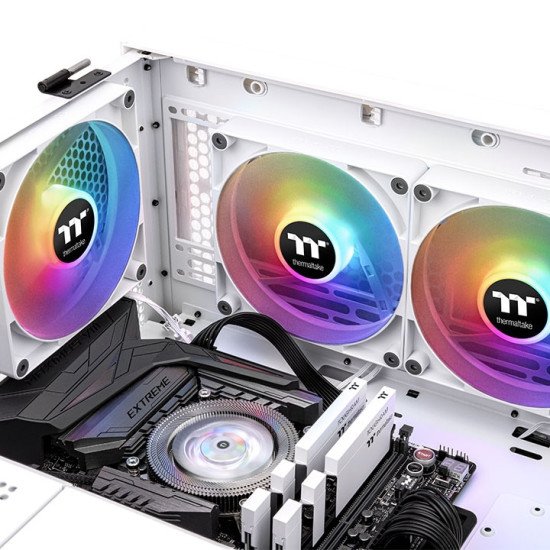 Thermaltake TT CT120 ARGB Sync PC Boitier PC Ventilateur Blanc 2 pièce(s)