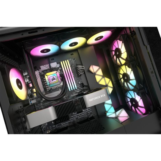 Corsair iCUE H150i ELITE CAPELLIX XT Processeur Refroidisseur de liquide tout-en-un 12 cm Noir 1 pièce(s)