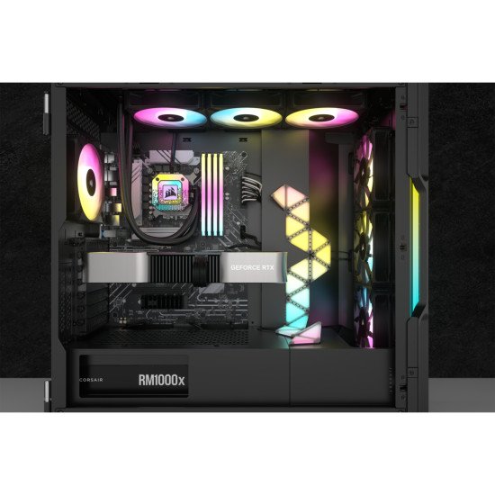 Corsair iCUE H150i ELITE CAPELLIX XT Processeur Refroidisseur de liquide tout-en-un 12 cm Noir 1 pièce(s)