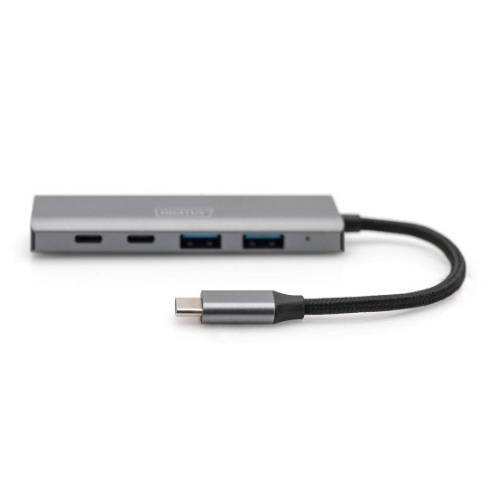 Digitus Hub 4 ports USB-C, 2x USB A + 2x USB-C