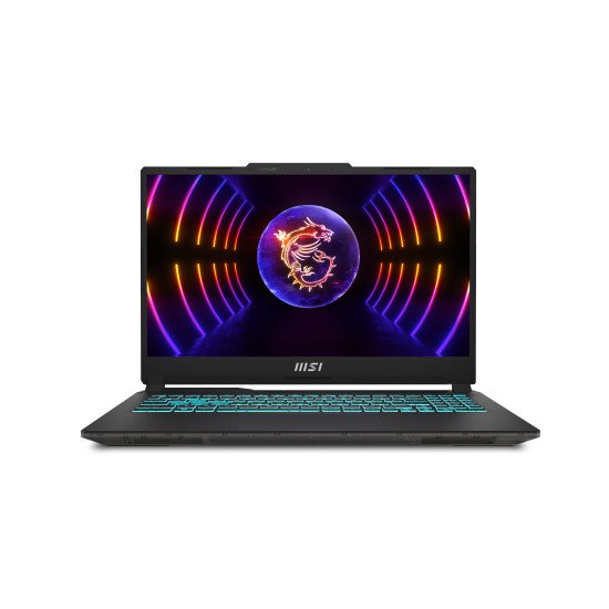 MSI Cyborg 15 A12VF-096 Intel® Core™ i5 i5-12450H Ordinateur portable 39,6 cm (15.6") Full HD 16 Go DDR5-SDRAM 1 To SSD NVIDIA GeForce RTX 4060 Wi-Fi 6 (802.11ax) DOS gratuit Noir