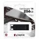 Kingston DataTraveler 70 clé USB 256 Go USB Type-C 3.2 Gen 1 (3.1 Gen 1) Noir