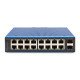 Digitus Commutateur industriel Ethernet 16 ports 10/100/1000BASE-TX + 2G SFP