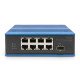 Digitus Commutateur industriel PoE 8 ports 10/100BASE-TX (PoE) + 1 port 100BASE-FX