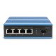 Digitus Commutateur industriel Ethernet 4 ports 10/100BASE-TX + 1 port 100BASE-FX