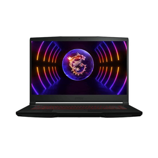 MSI Gaming Thin GF63 12VE-030 Intel® Core™ i5 i5-12450H Ordinateur portable 39,6 cm (15.6") Full HD 16 Go DDR4-SDRAM 512 Go SSD NVIDIA GeForce RTX 4050 Wi-Fi 6 (802.11ax) DOS gratuit Noir