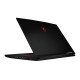 MSI Gaming Thin GF63 12VE-030 Intel® Core™ i5 i5-12450H Ordinateur portable 39,6 cm (15.6") Full HD 16 Go DDR4-SDRAM 512 Go SSD NVIDIA GeForce RTX 4050 Wi-Fi 6 (802.11ax) DOS gratuit Noir