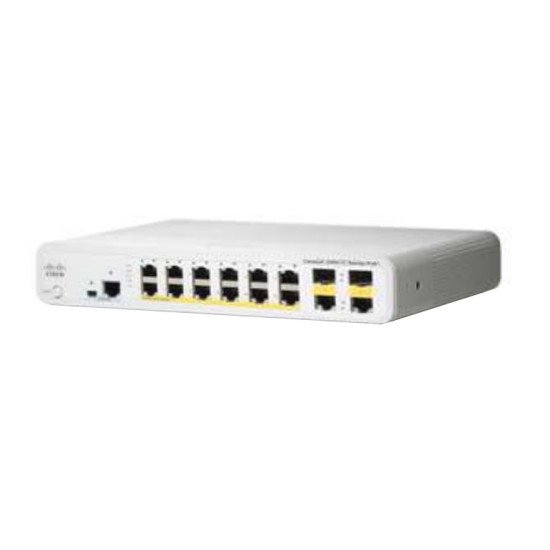 Cisco Catalyst WS-C2960C-12PC-L Géré L2 Switch Fast Ethernet Blanc