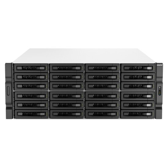 QNAP TS-h3087XU-RP-E2378-64G NAS Rack (4 U) Intel Xeon E E-2378 64 Go DDR4 480 To QuTS hero Noir, Blanc