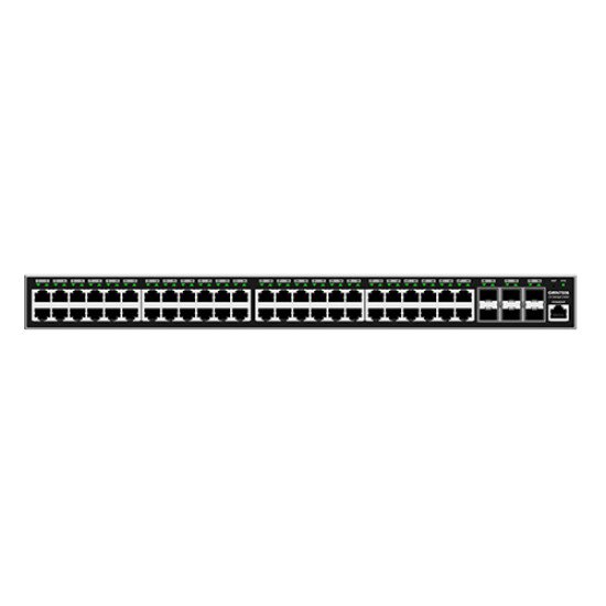 Grandstream Networks GWN7806P commutateur réseau Géré L2+ Gigabit Ethernet (10/100/1000) Connexion Ethernet POE Gris