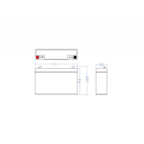 Green Cell AGM34 Batterie de l'onduleur Sealed Lead Acid (VRLA) 6 V 14 Ah