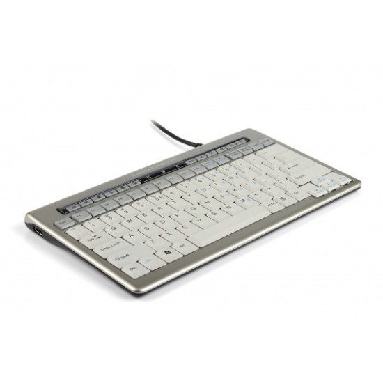 BakkerElkhuizen S-board 840 Clavier USB Gris AZERTY BE