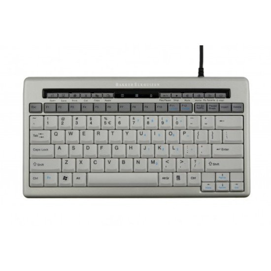 BakkerElkhuizen S-board 840 Clavier USB Gris AZERTY BE