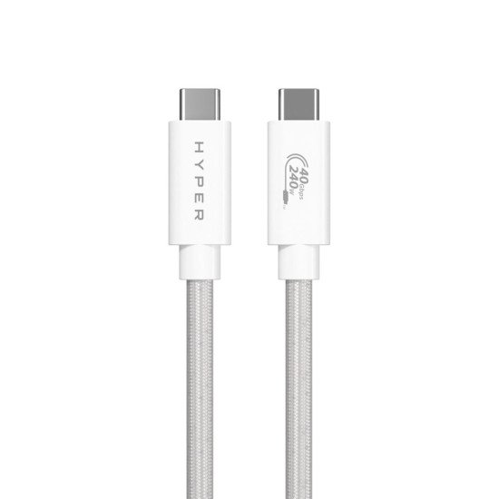 HYPER HyperDrive Next câble USB USB4 Gen 3x2 1,2 m USB C Blanc