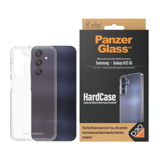 PanzerGlass HardCase with D3O Samsung New A24 5G coque de protection pour téléphones portables Housse Transparent