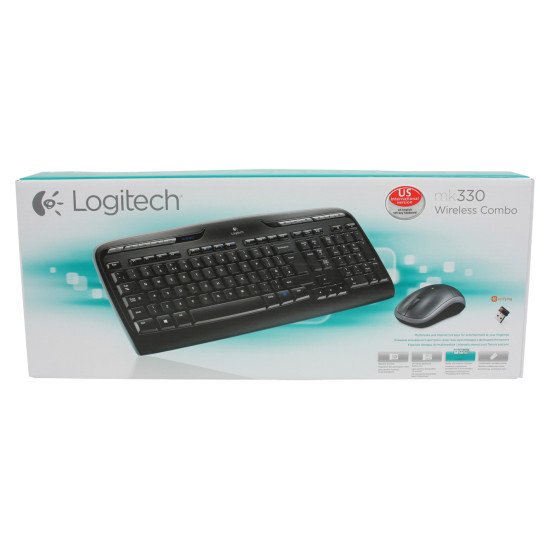 Logitech LGT-MK330 ensemble clavier et souris QWERTY US Int