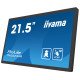 iiyama TW2223AS-B2 affichage de messages Écran plat interactif 54,6 cm (21.5") Wifi 400 cd/m² Full HD Noir Écran tactile Intégré dans le processeur Android 12 24/7