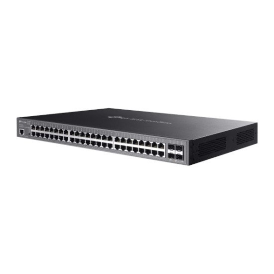 TP-Link Omada SG3452XMPP commutateur réseau Géré L2+ Gigabit Ethernet (10/100/1000) Connexion Ethernet POE 1U Noir