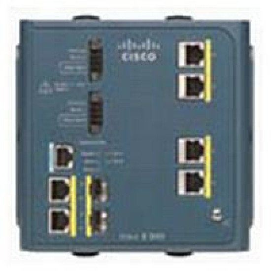 Cisco IE-3000-4TC, Refurbished Géré L2 Fast Ethernet (10/100) Bleu