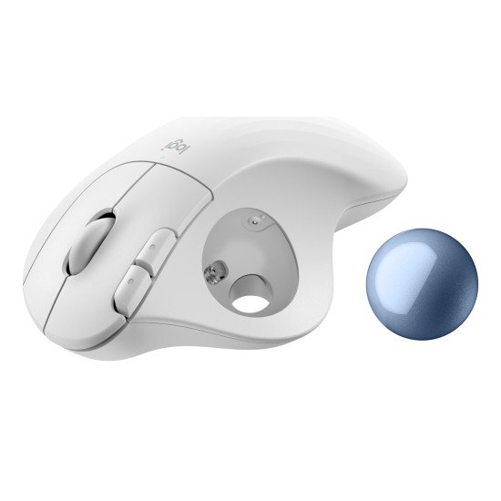 Logitech Ergo M575S souris Bureau Droitier RF sans fil + Bluetooth Trackball 2000 DPI