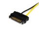 StarTech.com SATPCIEX8ADP Câble adaptateur d'alimentation SATA vers carte vidéo PCI Express 8 broches de 15 cm