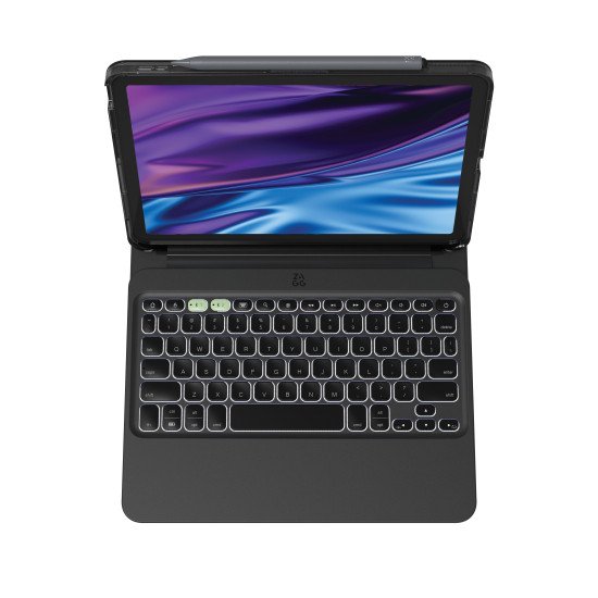 ZAGG Pro Keys 2 QWERTY Anglais britannique Bluetooth Noir