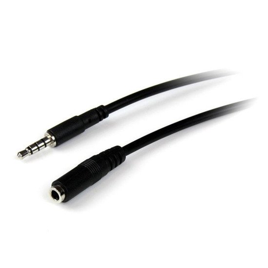 StarTech.com Câble d'extension de casque TRRS 4 positions 3,5 mm 2 m - M/F