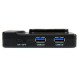 StarTech.com Hub combiné USB 3.0/2.0 6 ports avec port de charge