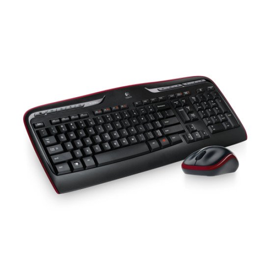 Logitech MK330 ensemble clavier et souris sans fil Noir AZERTY BE