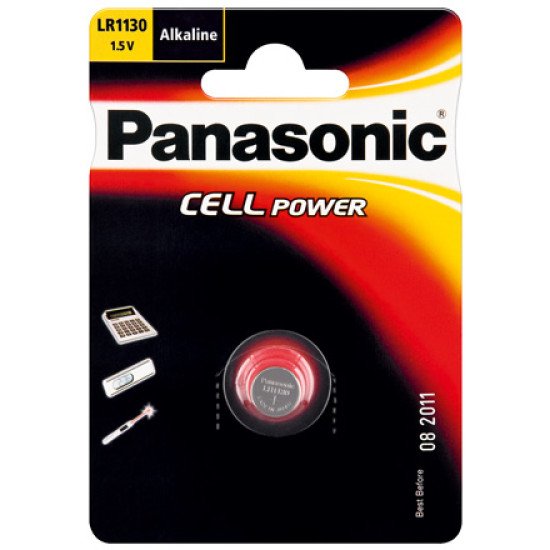 Panasonic LR54/AG10/LR1130 1-BL Batterie à usage unique Alcaline