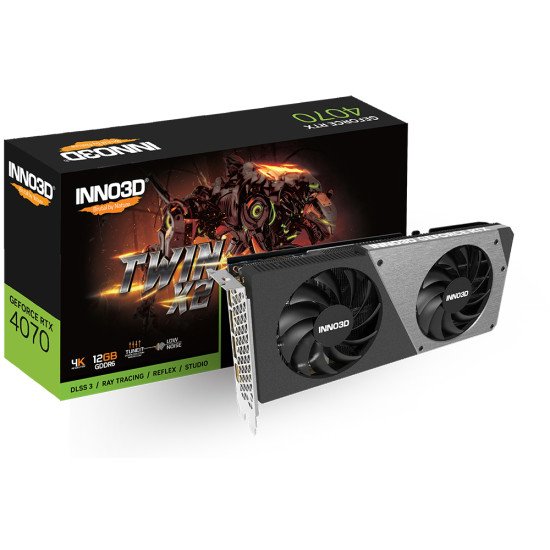 Inno3D GeForce RTX 4070 TWIN X2 NVIDIA 12 Go GDDR6