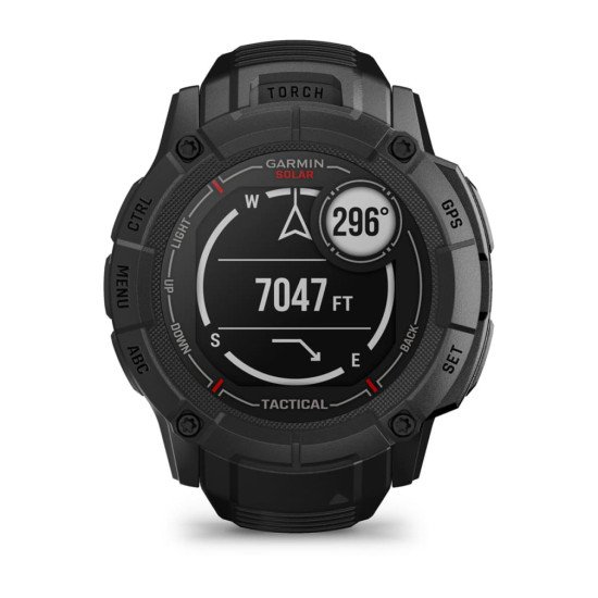 Garmin Instinct 2X Solar Tactical Edition 2,79 cm (1.1") MIP 50 mm Numérique 176 x 176 pixels Écran tactile Noir GPS (satellite)