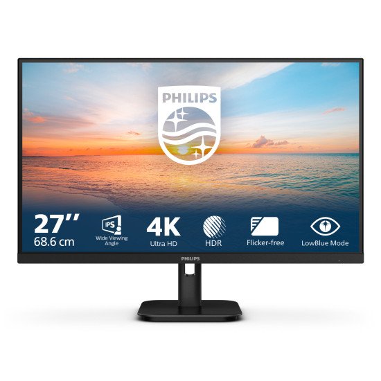 Philips 27E1N1800A/00 écran PC 68,6 cm (27") 3840 x 2160 pixels 4K Ultra HD LED Noir