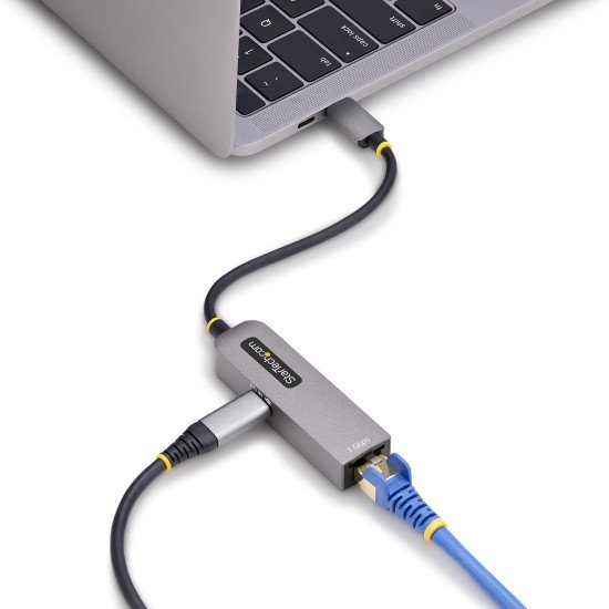 StarTech.com Adaptateur USB-C vers Ethernet, NIC, 100W PD Pass-Through, Adaptateur Réseau USB 3.0 Type-C 1Gbps Multi Speed, Compatible Thunderbolt, Windows & Mac