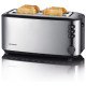 Severin AT 2509 grille-pain 4 part(s) 1400 W Acier inoxydable