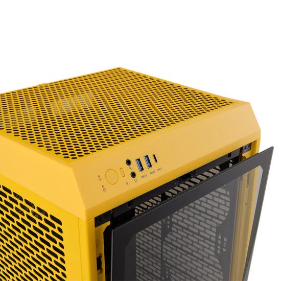 Thermaltake CA-1X9-00S4WN-00 unité centrale Mini Tower Jaune