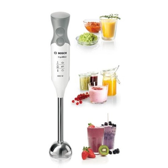 Bosch MSM66110 blender Mélangeur par immersion 600 W Gris, Blanc