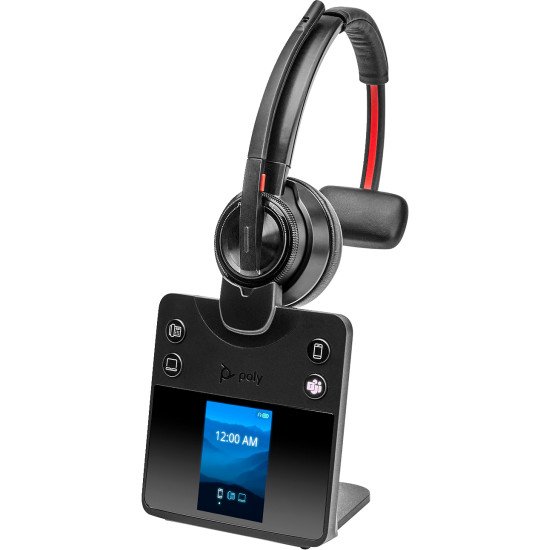 POLY Micro-casque Savi 8410 Office monaural DECT 1 880-1 900 MHz certifié Microsoft Teams